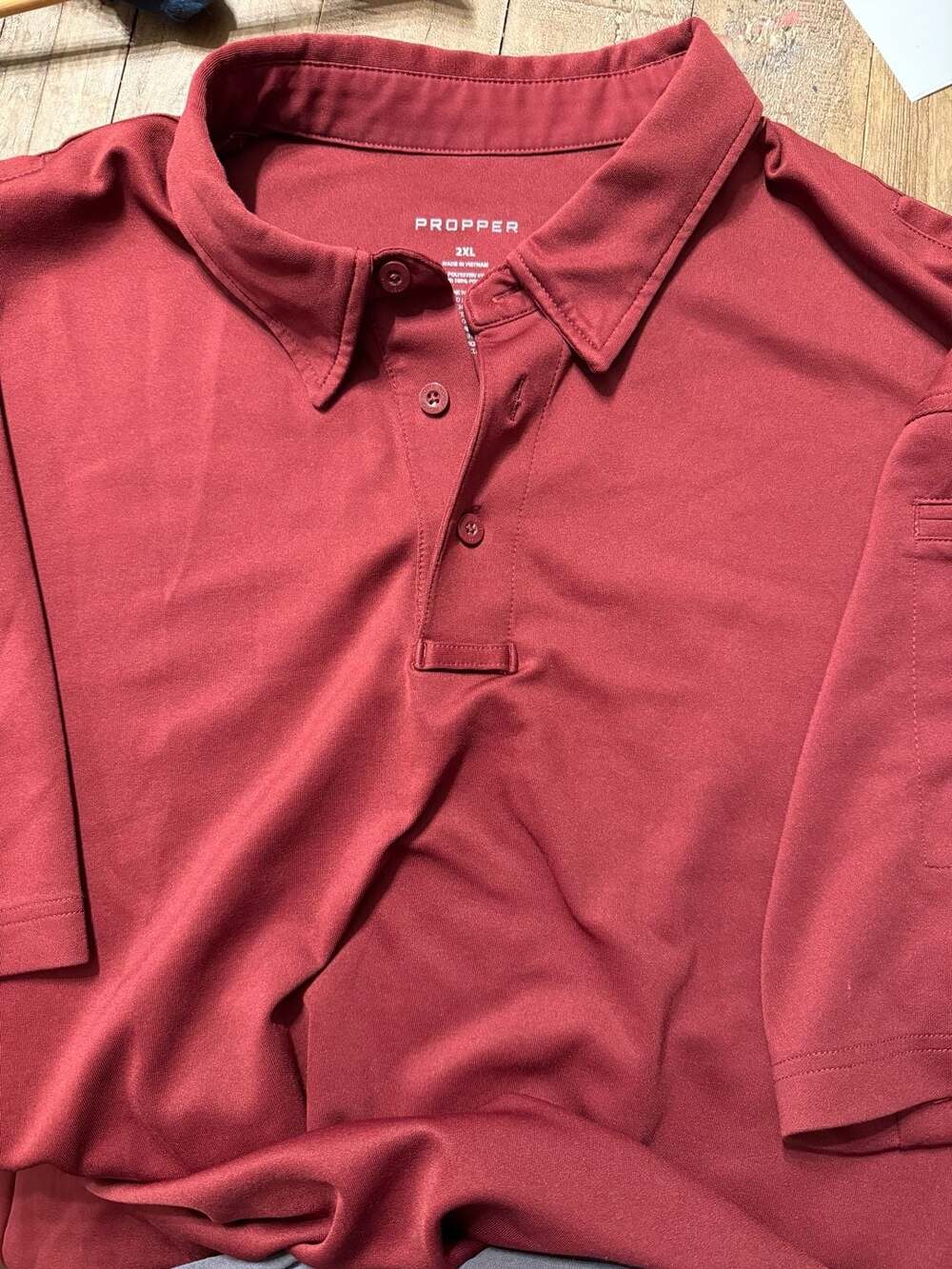 Propper Men's Performance Tactical Polo Shirt Red Size 2XL